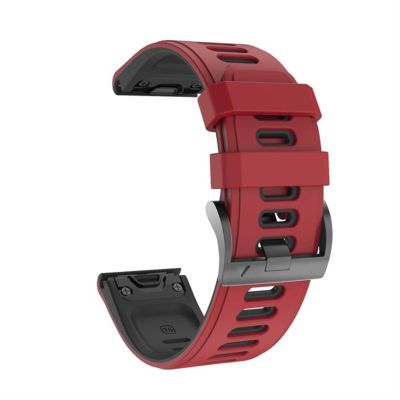 BEDCY 22 26mm Smart Watch Straps for Coros VERTIX 2 Soft Silicone Smartwatch for Garmin Fenix 6 5X 6X Coros Wrist Band Bracelet (Color : Black Yellow, Size : 22mm Coros VERTIX)