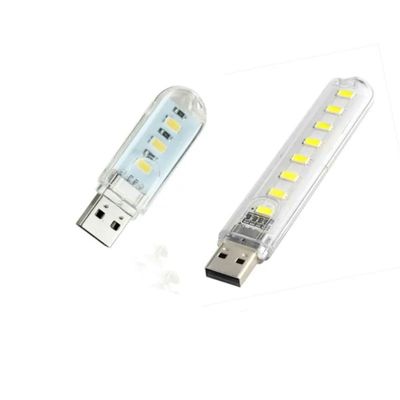AGIPS Low Voltage Lights Led Book Lights Mini Protable USB Night Light 3leds/8leds 5730 SMD 5V for PC Laptops Computer Mobile Power Camping Lamp Tubes Household Bulbs (Color : OneColor, Size : 8 LED