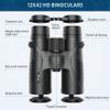 12X42 HD Binoculars for Adults, Virtual High Power Binoculars with BaK4 Prisms FMC Lens, IPX7 Waterproof Binoculars with Phone Adapter Binoculars for Bird Watching, Hunting, Hiking, Travel, Concert view 2