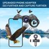 12X42 HD Binoculars for Adults, Virtual High Power Binoculars with BaK4 Prisms FMC Lens, IPX7 Waterproof Binoculars with Phone Adapter Binoculars for Bird Watching, Hunting, Hiking, Travel, Concert view 4