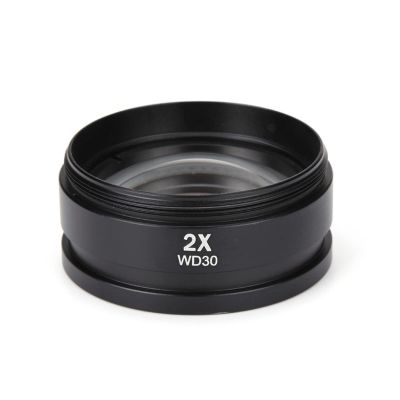 RADHAX Microscope Lens Kit 0.3X-2X, M48x0.75 Mount, Metal & Glass, LED Light, Mo2x Color