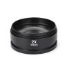 RADHAX Microscope Lens Kit 0.3X-2X, M48x0.75 Mount, Metal & Glass, LED Light, Mo2x Color view 1