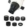 RADHAX Microscope Lens Kit 0.3X-2X, M48x0.75 Mount, Metal & Glass, LED Light, Mo2x Color view 3