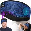 LC-dolida Sleep Headphones Headband Bluetooth 5.4, Sports Headband Earphones Wireless with Speaker Microphone USB C for Women Sleeping Gift Workout Jogging Yoga Insomnia Travel Meditation view 1