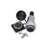 ZBLZGP WEIPU WS28 24 Pin Connector Female Cable Plug Male Panel Chassis Socket Heavy Duty Bulkhead Dustproof Metal Signal LED Aviation Connector 18 AWG 5A view 3