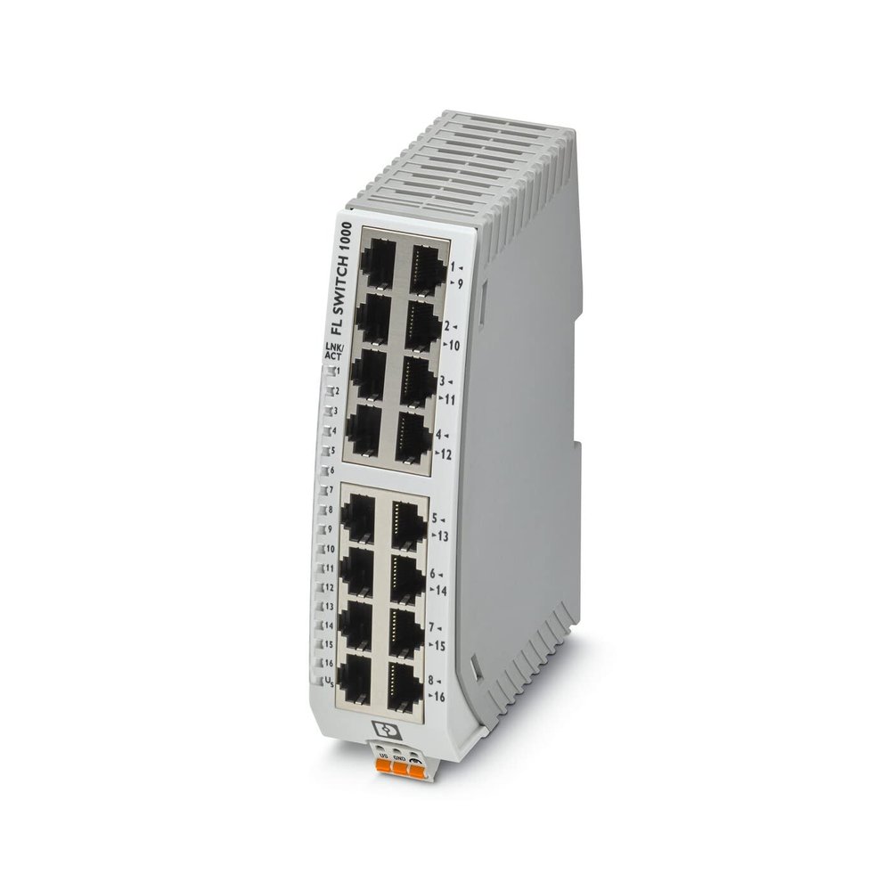 1pcs 100%New Phoenix Ultra-Thin Industrial Switch FL Switch 1016N 1085255 16/RJ45 10/100Mbps