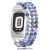 C&L Accessories Compatible with Fitbit Charge 5/Charge 6 Bands, Natural Gemstone Beaded Handmade Adjustable Bracelet Replacement Bands for Women (Sodalite) view 1