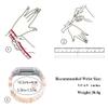 C&L Accessories Compatible with Fitbit Charge 5/Charge 6 Bands, Natural Gemstone Beaded Adjustable Bracelet Replacement Bands for Women (Pink Aventurine) view 4