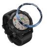 COOVS for Garmin Fenix 6X/6X Pro/6X Sapphire Watch Bezel Ring Stainless Steel Sculptured Time Units Adhesive Anti-Scratch Cover Rings (Color : A Blue White) view 1