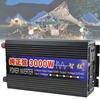 1000W/2000W/3000W/4000W/5000W/6000W/8000W Pure Sine Wave Power Inverter 12V 24V 48V 60V DC to 110V 230V AC Car Plug Inverter Adapter Power Converter with 2 AC Outlets Car Charger,3000W-12Vto110V view 1