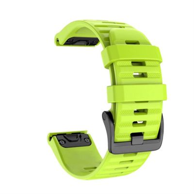 COOVS Quick Release EasyFit Silicone Watch Band for Garmin Fenix 6 6X 6SPro 5 5X 5S 3HR Forerunner 935 945 Bracelet 22 26MM Strap (Color : Green, Size : 22mm Fenix 6 6 Pro)
