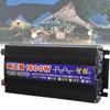 1000W/2000W/3000W/4000W/5000W/6000W/8000W Pure Sine Wave Power Inverter 12V 24V 48V 60V DC to 110V 230V AC Car Plug Inverter Adapter Power Converter with 2 AC Outlets Car Charger,1600W-48Vto110V view 1