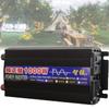 FAIRYT 1000W/2000W/3000W/4000W/5000W/6000W/8000W Pure Sine Wave Power Inverters 12V 24V 48V 60V DC to 110V 230V AC with 2 AC Outlets LCD Display for Home RV Solar System Car,1000W-12Vto220V view 1