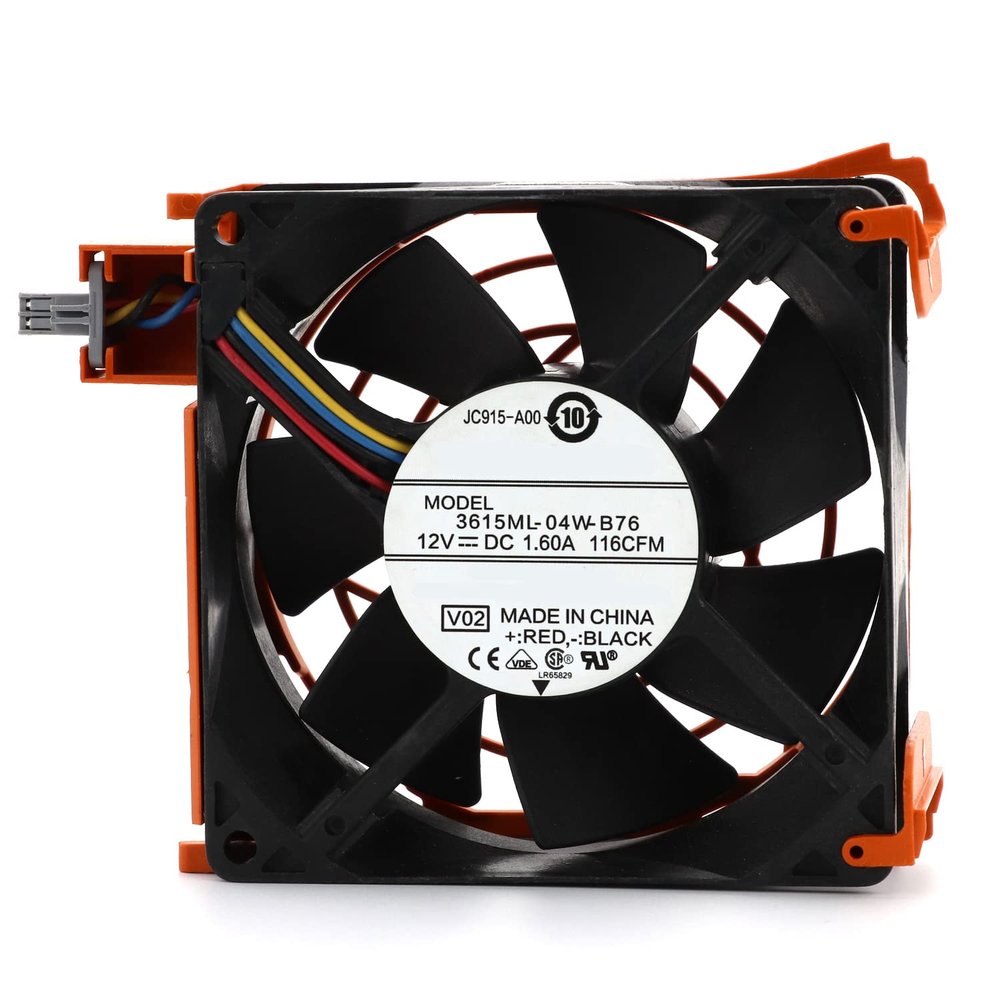 3615ML-04W-B76 V01 V02 PE1900 2900 DC 12V 1.60A 92X92X38mm Server Cooling Fan