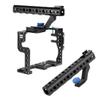 FEICHAO Protective Housing Case Handle Grip Rugged Cage Compatible with GH3/GH4 DSLR Camera Photography Accessories (+Hot Shoe Handle Adapter) view 1