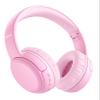 Nabevi Kids Headphones, Over-Ear Headphones Bluetooth Wireless Kids with Mic, 85/93dB Volume Limited, Stereo Sound, Wired Inline AUX Cord Headphones for Children Boy Girl Teens, Pink view 1