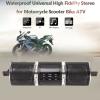 Septpenta Waterproof Bluetooth Motorcycle Stereo Speakers, Built in Installation Tool, Plug and Play, 10M Connections Distance, DC 12V Audio Sound System for 7/8 to 1.25 in Handlebars(Black) view 2