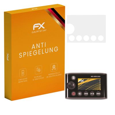 atFoliX Screen Protector compatible with Garmin Fusion MS-NRX300 Screen Protection Film, anti-reflective and shock-absorbing FX Protector Film (3X)