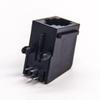 30PCS RJ11 Socket 2P2C Unshielded Connector Through Hole Black Shell view 4