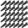 Earphone Mic Cord Clip:Headphone Mount Cable Clothing Clip Fixing Earphone/Microphone Cord for 1.5mm Diameter Round Wire,100 pcs view 1