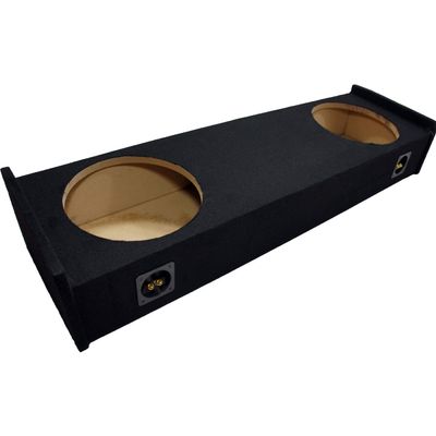 KICKER 10C12-4 Compatible with Ford F-150 97-99 Extended Cab Dual 12" Loaded C12 Sub Box (10C12-4)