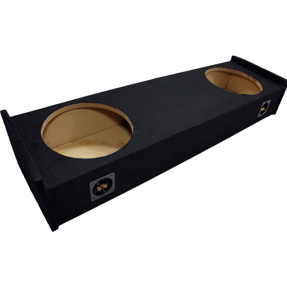 KICKER 10C12-4 Compatible with Ford F-150 97-99 Extended Cab Dual 12" Loaded C12 Sub Box (10C12-4)