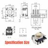 10 Pack DS Lite Buttons for DS Lite NDSL NDSi & XL LL GBM, CD, Headphone, Camera Micro Switch Tact Switch Replacement Parts view 4