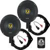 KICKER Speakers 6.5 inch for Cadillac Escalade ESV/EXT 2007-2014 Upgrade Kit - Pair of CS Series with Adapters and Harness, Coaxial 6 1/2 Car Audio Front Door Speaker CSC65, 46CSC654 view 1