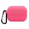 Airpods Pro Case 2nd Generation (2022) Silicone Shockproof Cover - Glow in The Dark Pink view 2