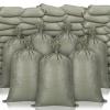 Nuenen 200 Pcs Empty Sandbags Heavy Duty Sand Bags with Ties Woven Polypropylene Sand Bags Bulk for Flooding 16 x 26 Inches Sandbag Flood Protection for Emergency Hurricane Supplies(Green) view 1