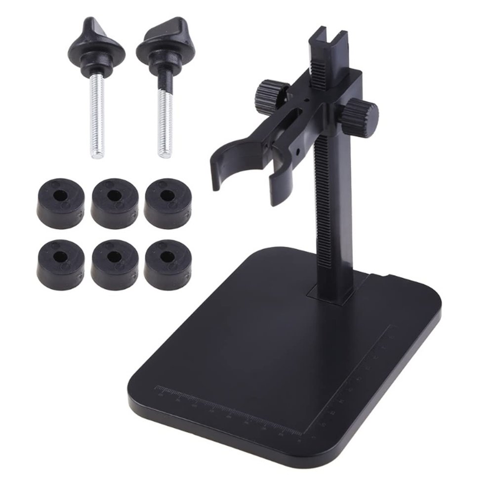 JUIYU Microscope Accessories Kit Universal Adjustable Professional Base Stand Holder USB Electronic Microscope Holder Stand Microscope Slides