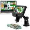 RADHAX Microscope Kit 600x 3.6MP USB Digital Microscope with Aluminum Alloy Stand 4.3 Inches Video Microscope Microscope Lens Adapters (Color : MG006, Size : 600X) view 3