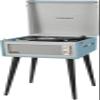 Crosley CR6233F-TN Dansette Bermuda Bluetooth in/Out Portable Vinyl Record Player Turntable with Aux-in, Tourmaline view 3