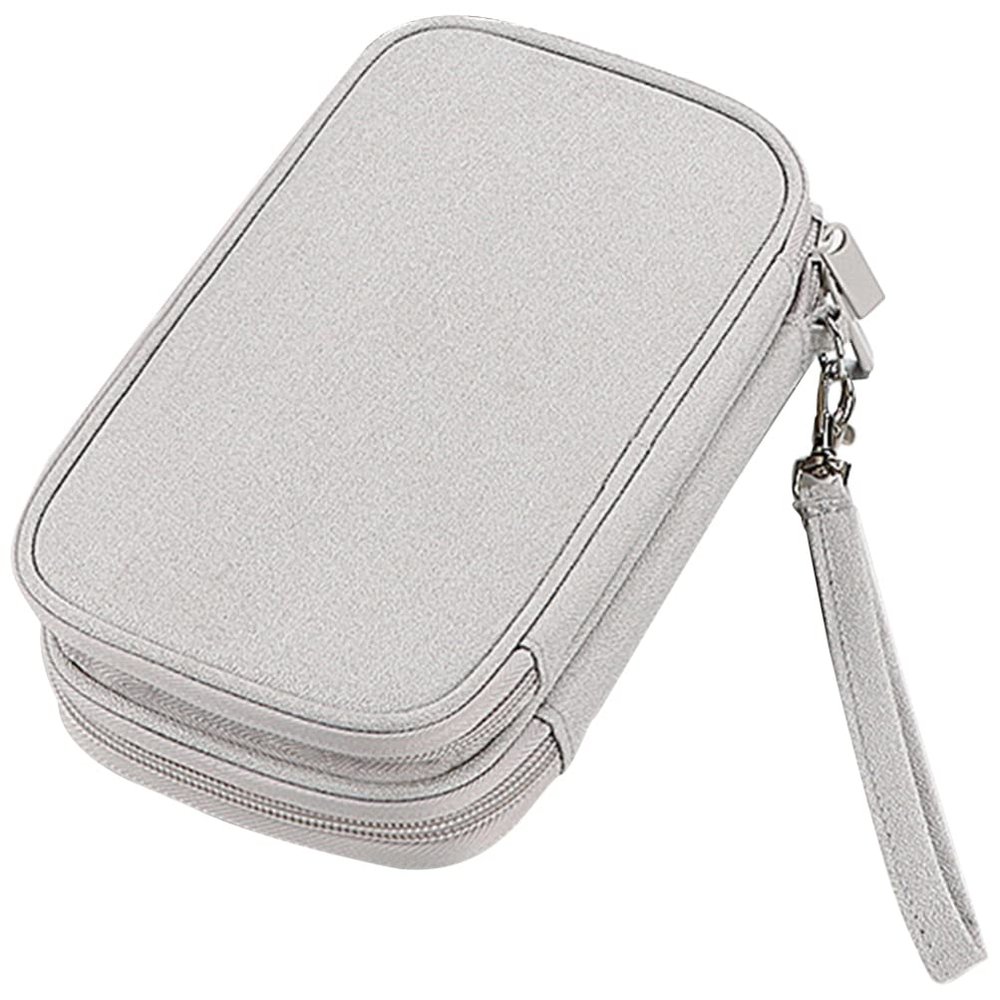 Data Cable Storage Bag Power Bank Carry Bag Data Cables Storage Pouch Electronic Carry Case Travel Carry Pouch Cord Organizer Case Portable Bag for Data Cables Travel Digital Bag