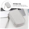 Data Cable Storage Bag Power Bank Carry Bag Data Cables Storage Pouch Electronic Carry Case Travel Carry Pouch Cord Organizer Case Portable Bag for Data Cables Travel Digital Bag view 3
