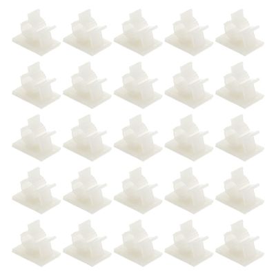 Zerodeko 1set Self-Adhesive Cable Organizers Wire Clips for Desktop Management for Earphones Chargers and More Strong Adhesive for Secure Placement