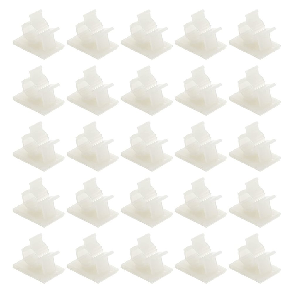 Zerodeko 1set Self-Adhesive Cable Organizers Wire Clips for Desktop Management for Earphones Chargers and More Strong Adhesive for Secure Placement