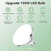 Skytex 2Pack 135W Photography Light Bulb Dimmable Tricolor LED Bulbs 2700-6400K Colour Temperatures Softbox Bulb in E27 Socket for Photography Photo Video Studio Lighting view 3