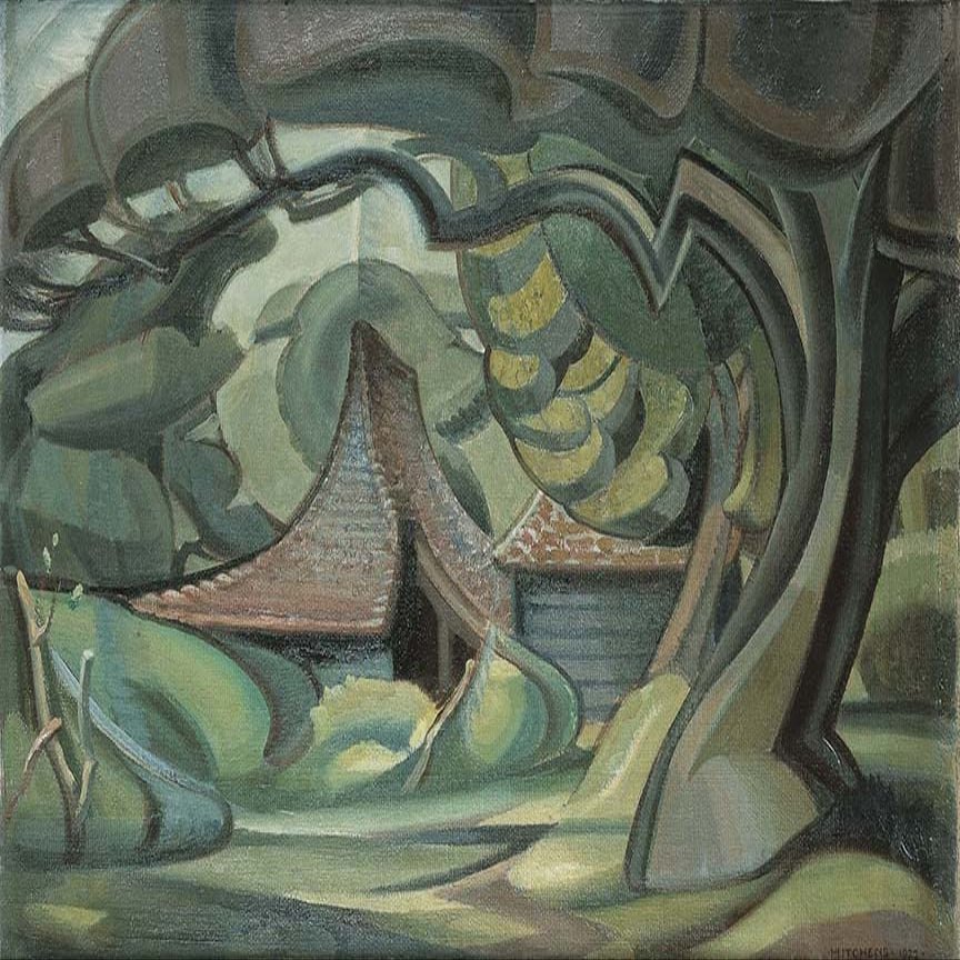 Ivon Hitchens : Curved Barn : 1922 : Archival Quality Art Print