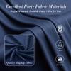 10 ft x 10 ft Wrinkle Free Navy Blue Backdrop Curtains Panels, 2 Panels 5ft x 10ft Sikly Polyester Photo Backdrop Drapes for Graduation Baby Shower Wedding Birthday Parties Photography Background view 3