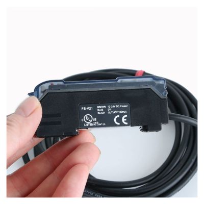 CASHOE Sensor Sensor FS-N18N Fiber Optic Sensor Amplifier FS-N11N V11 V21 (Size : FS-V21)