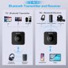 ZIOCOM Bluetooth Transmitter for TV, Wireless Bluetooth Adapter for TV/PC/Speaker/Home Stereo (Optical, 3.5mm Aux, RCA), Pairs 2 Devices Simultaneously view 2