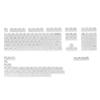 Redragon A135 Crystal KeyCaps, 147 Keys Standard Doubleshot PBT Keycap Set, OSA Profile, US(ANSI) Layout, Compatble with Most Mechanical Keyboards & Optical Keyboards, Keycaps Puller Included view 1