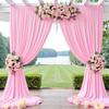 10ft x 8ft Wrinkle Free Pink Backdrop Curtain Drapes, Thick Polyester Baby Pink Backdrop for Girls Birthday Wedding Party Background Baby Shower view 3