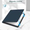 Fintie Slimshell Case for 10.2" Kindle Scribe (2024/2022 Release) - Slim Lightweight Premium PU Leather Book Folio Cover, Auto Sleep/Wake with Pen Holder, Navy view 3
