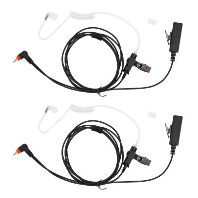 Aimtobest SL300 Earpiece Compatible for Motorola SL3500e SL7550e SL7580e SL7590e TLK100 SL1K SL1M SL500 SL1600 SL2600 SL4000 PMLN7189A PMLN7189 Acoustic Tube Headset with PTT Mic (2 Pack)