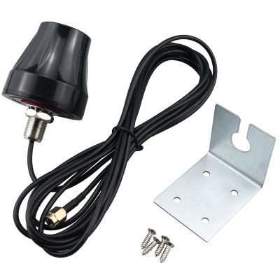 5dBi Waterproof WiFi Antenna 2.4GHz 5.8GHz Outdoor Omnidirectional Antenna Wall Mount MIMO RP-SMA Antenna for WiFi Router Hotspot Security IP Camera WiFi Adapter Video Surveillance Monitor Antenna