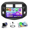 5GHz WiFi 2+64G Android Car Radio for 2006-2012 Toyota RAV4, 10.1'' Touchscreen Bluetooth Radio with Wireless CarPlay Android Auto, GPS Navigation, Mirror Link, HiFi, FM RDS, SWC view 1