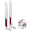 Onelinkmore Dual Band WiFi Antenna 2.4G 5G 5.8GHz Router Antenna SMA Male Universal Antenna for PC Desktop FPV Drone PS4 ASUS AC88U AC87U Antennas WLAN WiFi Antenne Booster Pack of 2 view 1
