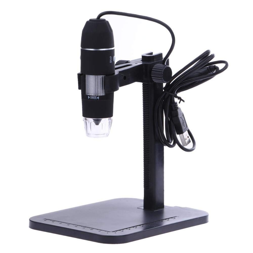 Digital Microscope Pocket Handheld USB Microscopes, 50x-1000x Zoom Fixed Focus HD Magnifier with LEDs, Inspection Camera Compatible with MacBook, Windows PC